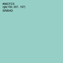 #96CFC5 - Sinbad Color Image