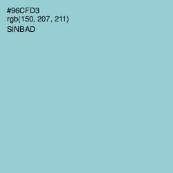 #96CFD3 - Sinbad Color Image