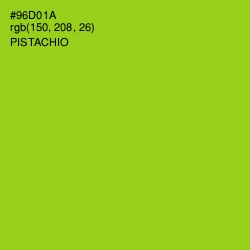 #96D01A - Pistachio Color Image