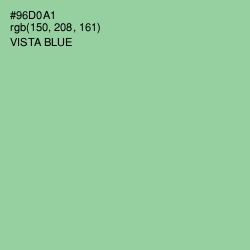 #96D0A1 - Vista Blue Color Image