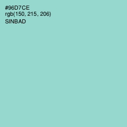 #96D7CE - Sinbad Color Image
