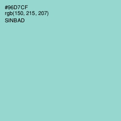 #96D7CF - Sinbad Color Image