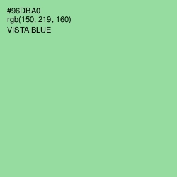#96DBA0 - Vista Blue Color Image