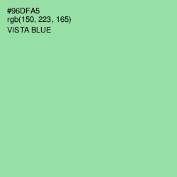#96DFA5 - Vista Blue Color Image