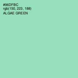 #96DFBC - Algae Green Color Image