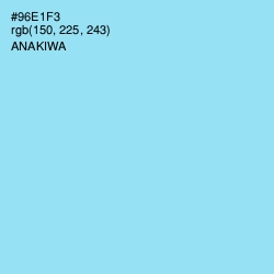 #96E1F3 - Anakiwa Color Image