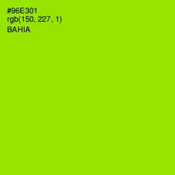 #96E301 - Bahia Color Image