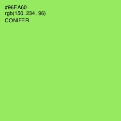 #96EA60 - Conifer Color Image