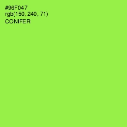 #96F047 - Conifer Color Image