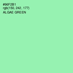 #96F2B1 - Algae Green Color Image