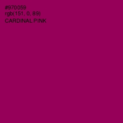 #970059 - Cardinal Pink Color Image