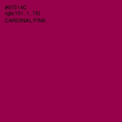 #97014C - Cardinal Pink Color Image