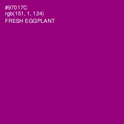 #97017C - Fresh Eggplant Color Image