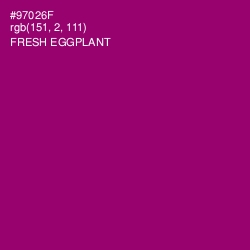 #97026F - Fresh Eggplant Color Image