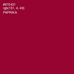 #970431 - Paprika Color Image