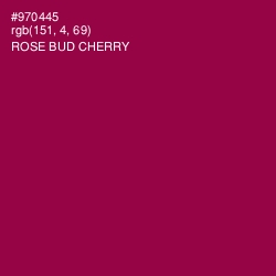 #970445 - Rose Bud Cherry Color Image