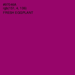 #97046A - Fresh Eggplant Color Image