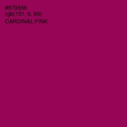 #970656 - Cardinal Pink Color Image