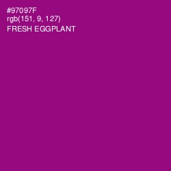 #97097F - Fresh Eggplant Color Image