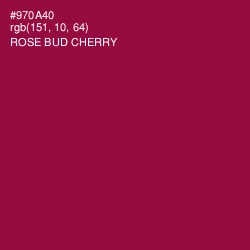 #970A40 - Rose Bud Cherry Color Image