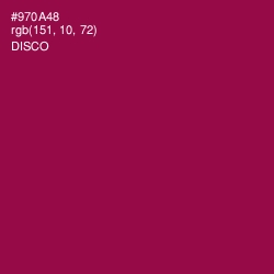 #970A48 - Disco Color Image