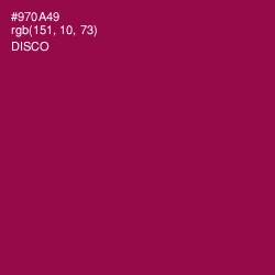 #970A49 - Disco Color Image