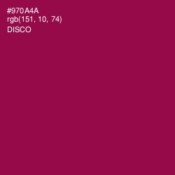 #970A4A - Disco Color Image