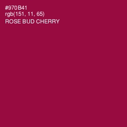 #970B41 - Rose Bud Cherry Color Image