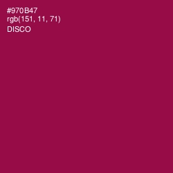 #970B47 - Disco Color Image