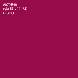 #970B48 - Disco Color Image