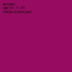 #970B61 - Fresh Eggplant Color Image