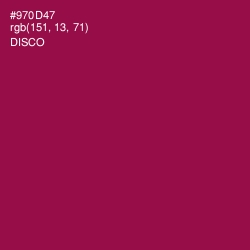 #970D47 - Disco Color Image