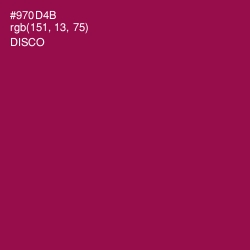 #970D4B - Disco Color Image