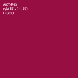 #970E43 - Disco Color Image