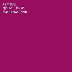 #97105E - Cardinal Pink Color Image