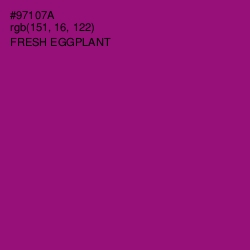 #97107A - Fresh Eggplant Color Image