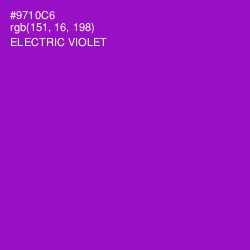 #9710C6 - Electric Violet Color Image