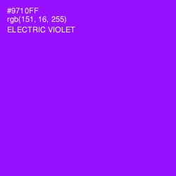 #9710FF - Electric Violet Color Image