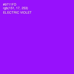#9711FD - Electric Violet Color Image