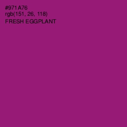 #971A76 - Fresh Eggplant Color Image