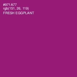 #971A77 - Fresh Eggplant Color Image