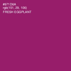 #971D6A - Fresh Eggplant Color Image