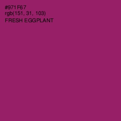 #971F67 - Fresh Eggplant Color Image