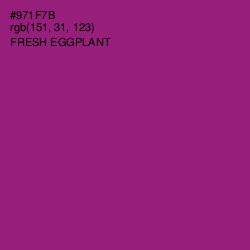 #971F7B - Fresh Eggplant Color Image