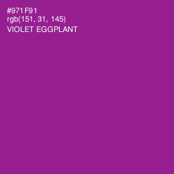 #971F91 - Violet Eggplant Color Image