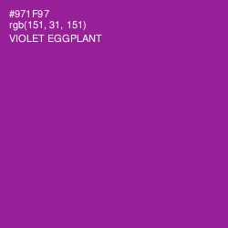 #971F97 - Violet Eggplant Color Image