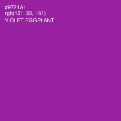 #9721A1 - Violet Eggplant Color Image