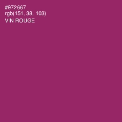 #972667 - Vin Rouge Color Image