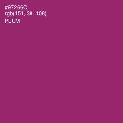 #97266C - Plum Color Image