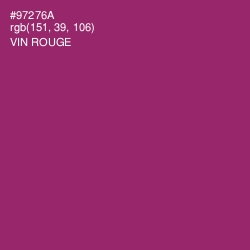 #97276A - Vin Rouge Color Image